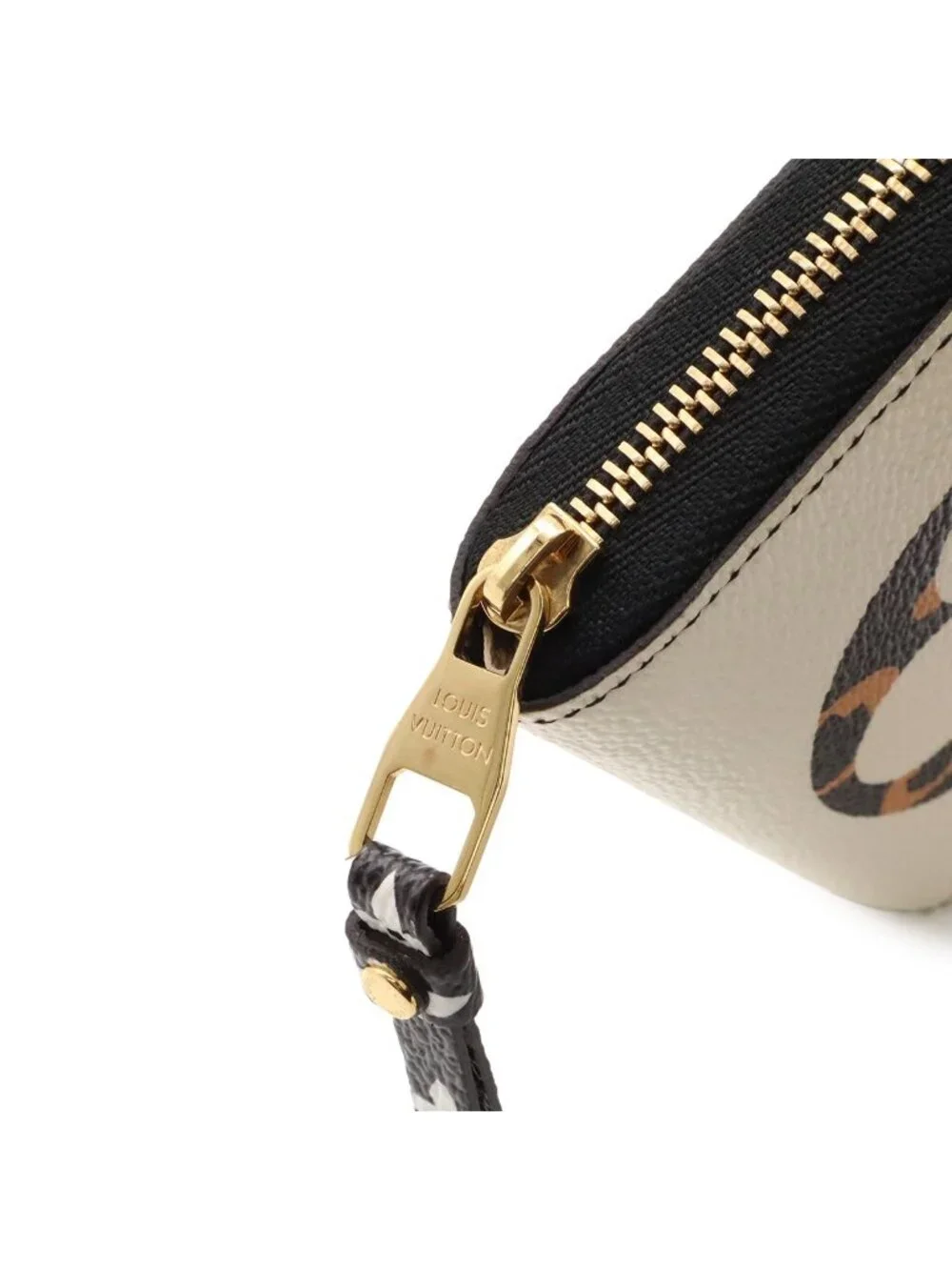 Louis Vuitton Monogram Jungle Zippy Coin Purse Zip Around Ivoire